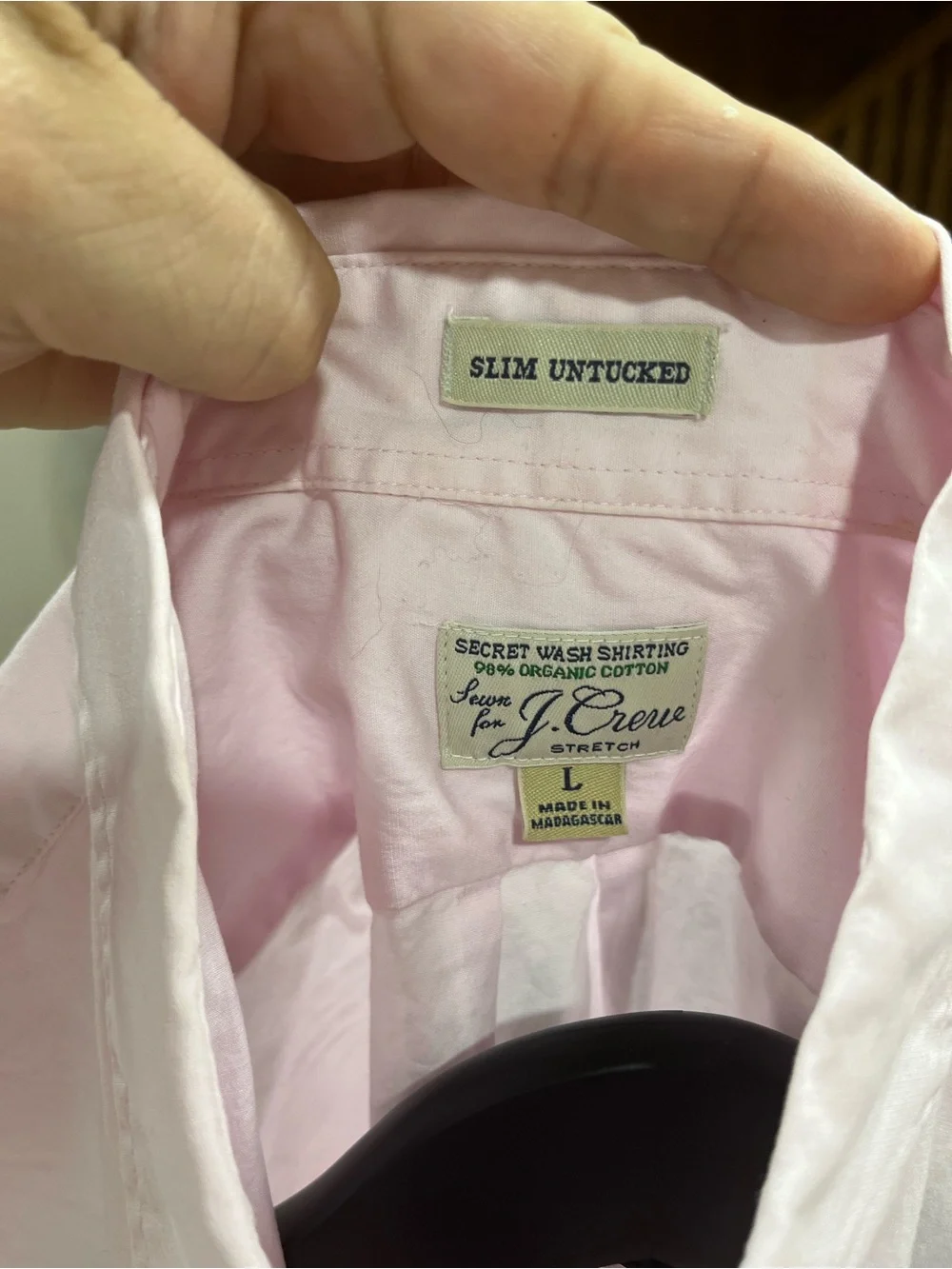 J. Crew Men's Light Pink Button-Down Oxford Shirt